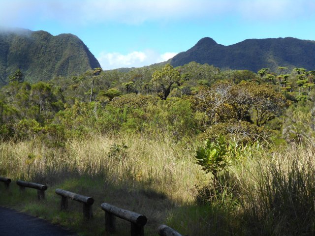 Superbes paysages en marchant le long de la route de Bélouve