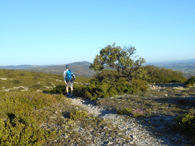 Début de la descente après le Roc Gris