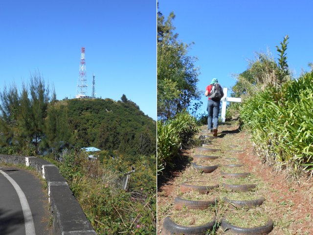 L'arrivée au Plate et la montée au calvaire