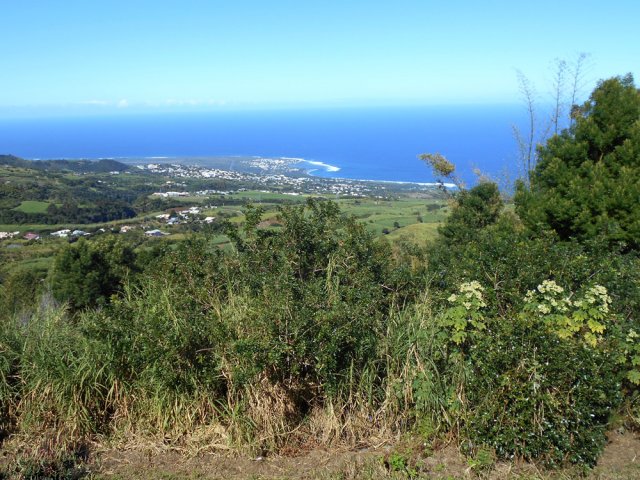 Point de vue sur l'Etang Salé depuis le calvaire