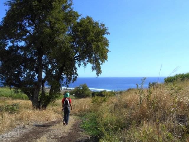 Le Chemin Lancastel après le village de Grand Fond
