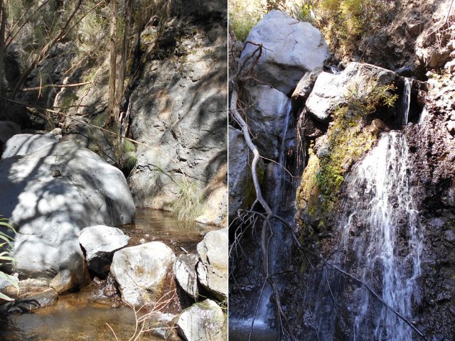 Remontée de la ravine Clain jusqu'à la première cascade