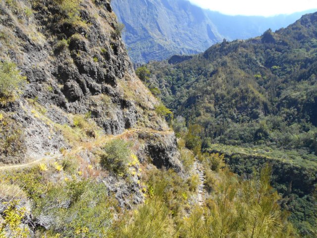 On devine très à l'avance ce que sera le sentier