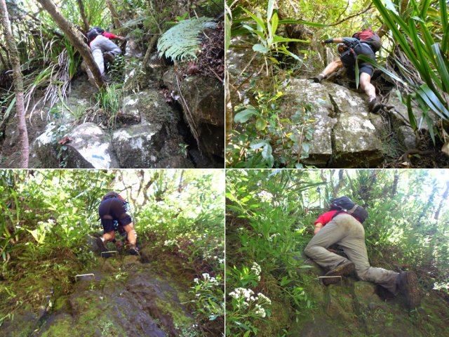 Quelques autres passages acrobatiques et vertigineux