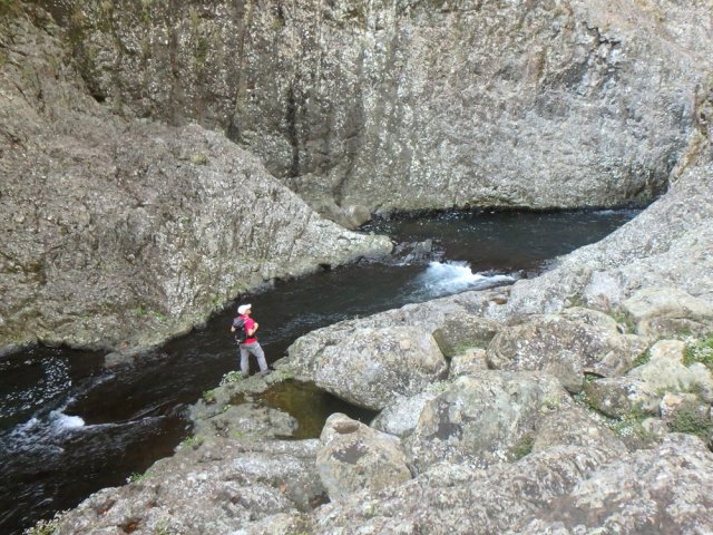 L'endroit est sauvage mais laissé aux professionnels des canyons