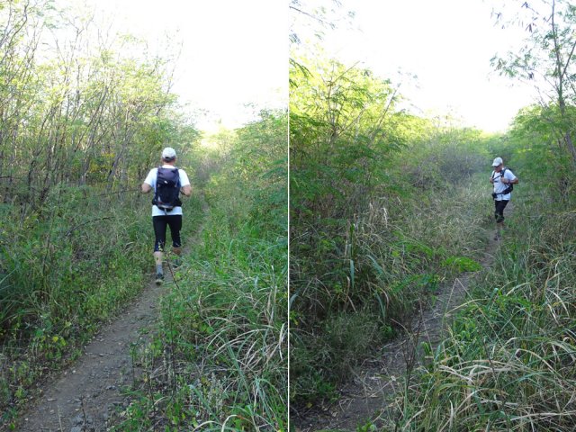 L'environnement est moyen mais le sentier est agréable