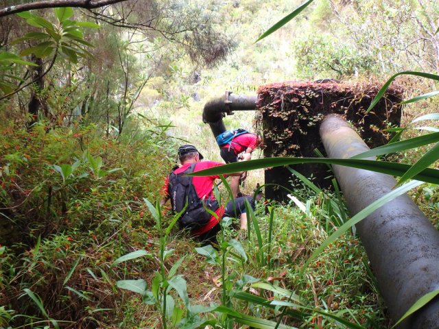 Les ouvrages bétonnés en fin de montée