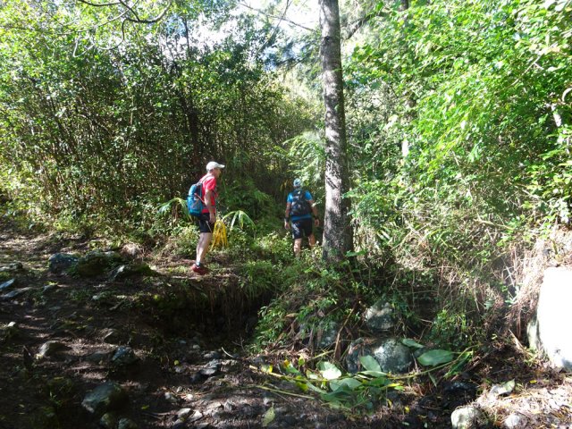Le point de départ de la montée le long de la Canalisation
