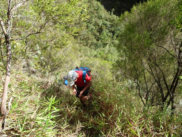 La pente s'intensifie et demande plus d'effort