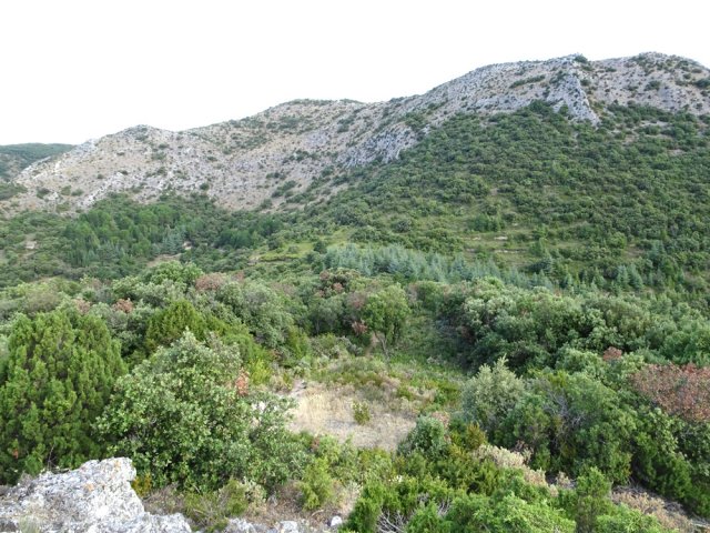 Le Roc de l'Aigle qu'on atteindra en fin de boucle