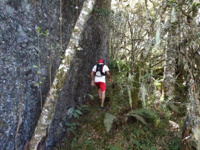 Le passage est très aisé le long des barres rocheuses