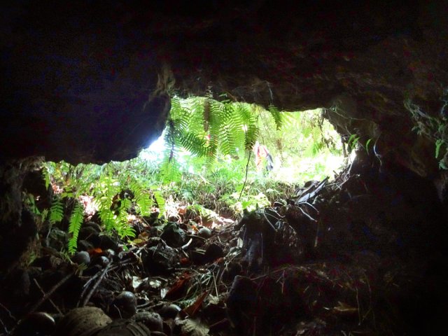 La grotte dans l'aire de repos de Bois Blanc
