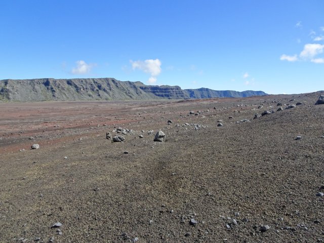 La trace se rapproche assez près de la plaine sableuse
