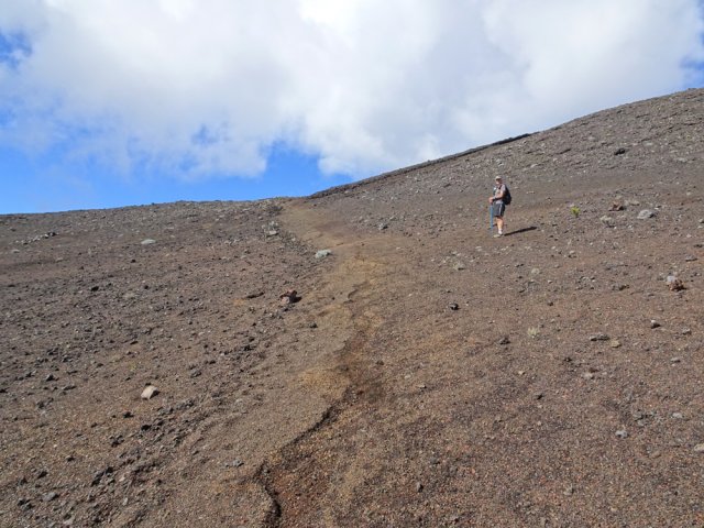 La pente est faible et accessible à tous