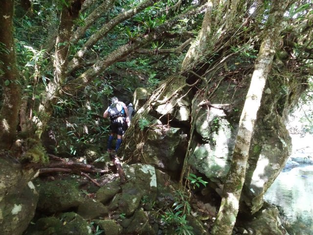 Les passages en sous-bois le long de la berge augmentent la moyenne horaire