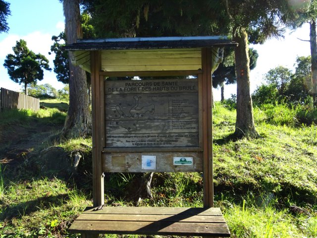 Le départ de l'ancien parcours sportif