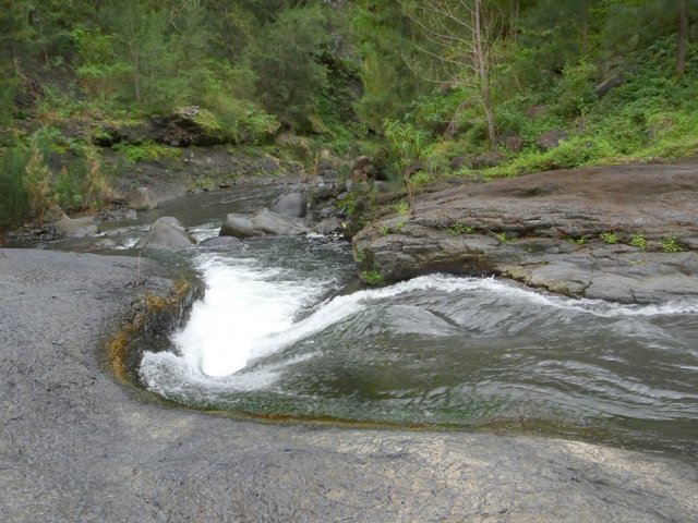 Certains toboggans sont ludiques mais la randonnée prend beaucoup de temps