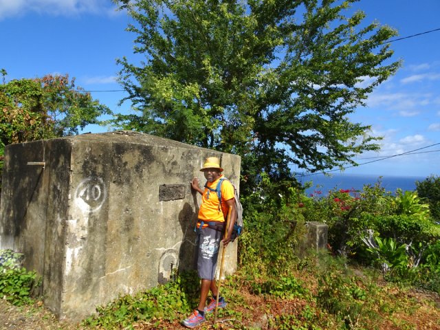 Halte à la citerne d'eau de 1903 près de Notre Dame de la Salette
