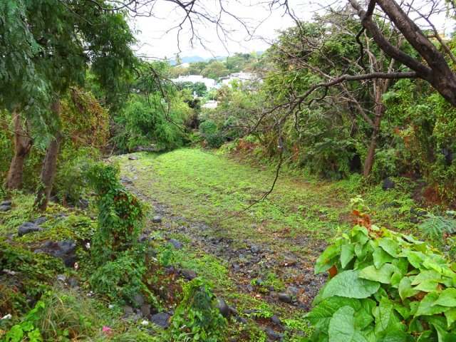 En repérant le sentier, on peut même marcher dans le fond de la ravine