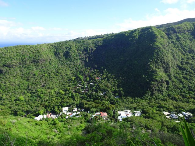La Grande Ravine des Lataniers durant la montée