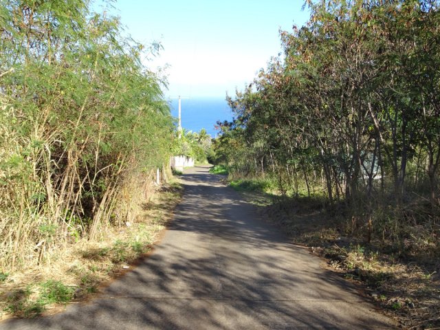 Fortes montées sur le Chemin Pom' Kanel