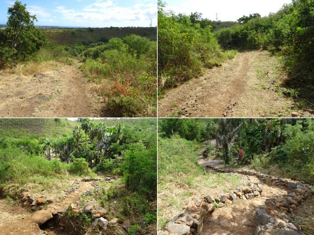 Très beau sentier vers le Fond du Déboulé