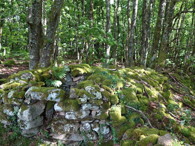 Une autre construite en prolongement d'un talus