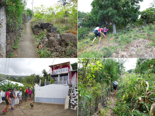 Quatre des raccourcis vers la RD13