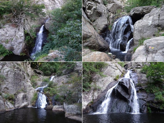 On rencontre également de belles chutes d'eau