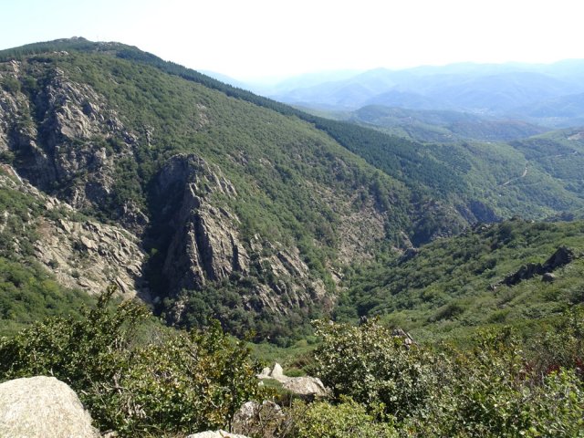 Un autre panorama vers le village de Langlade