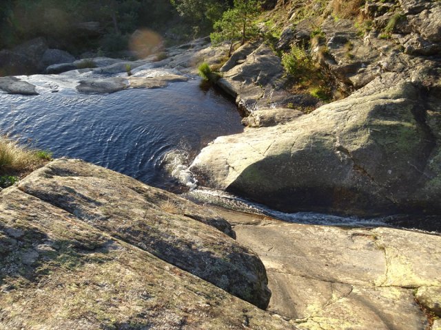 Premier gué pour franchir le Ruisseau du Bureau