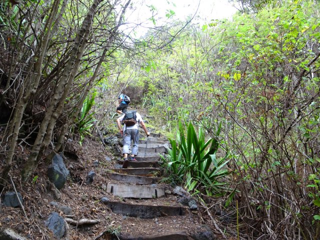 Les montées se poursuivent, plus rarement après l'Îlet à Cordes