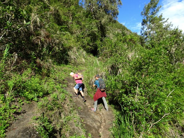 L'effort est parfois intense sur de courtes distances