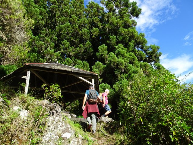 Arrivée au kiosque. Le plus facile est terminé