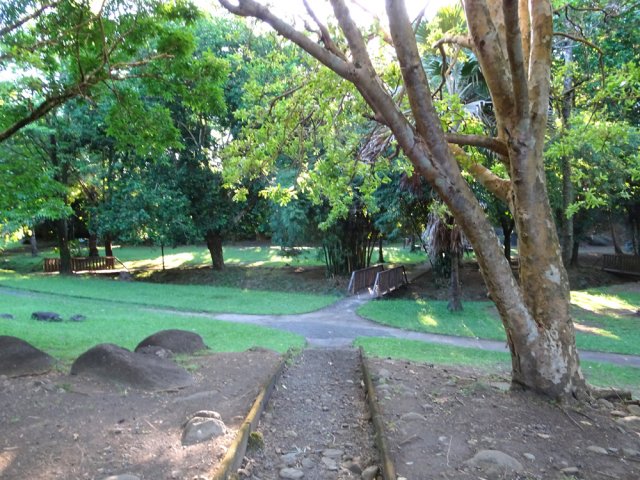 Une idée du parc et des allées de cheminement