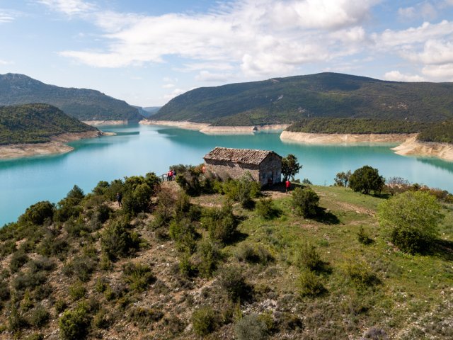 La chapelle de San Marcos depuis le sentier vers les murailles