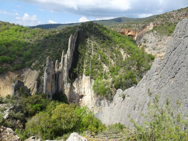 La vue exceptionnelle dont bénéficiait l'ermite