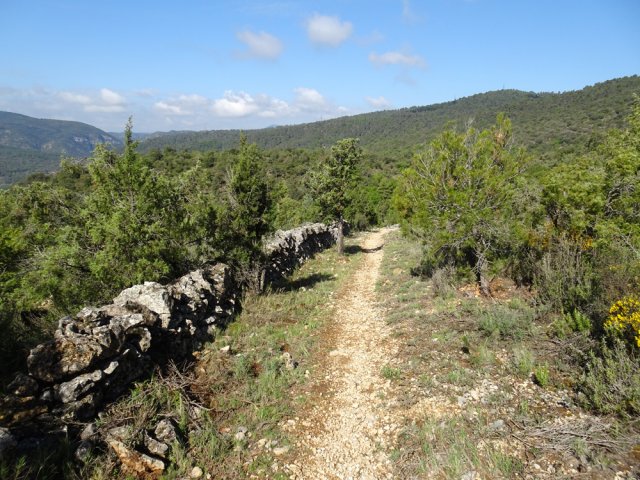 Murets à l'approche de Finestras