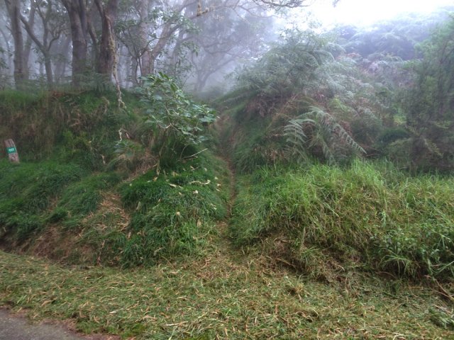 Départ de l'ancienne piste VTT n° 6