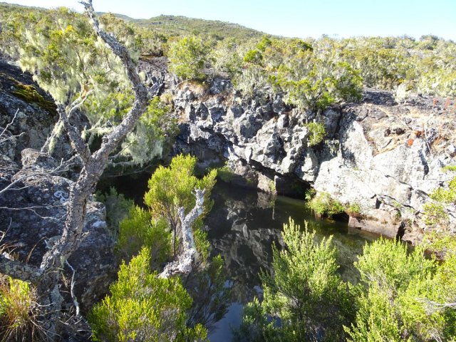 La partie amont est un festival de bassins plus profonds les uns que les autres