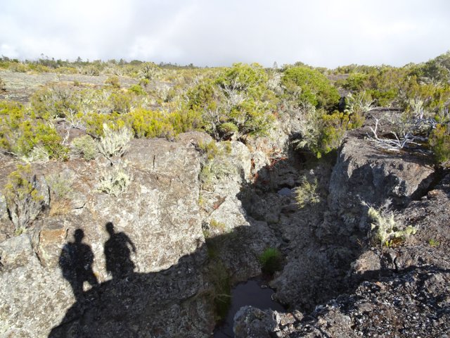 On domine constamment la ravine sans possibilité de traverser