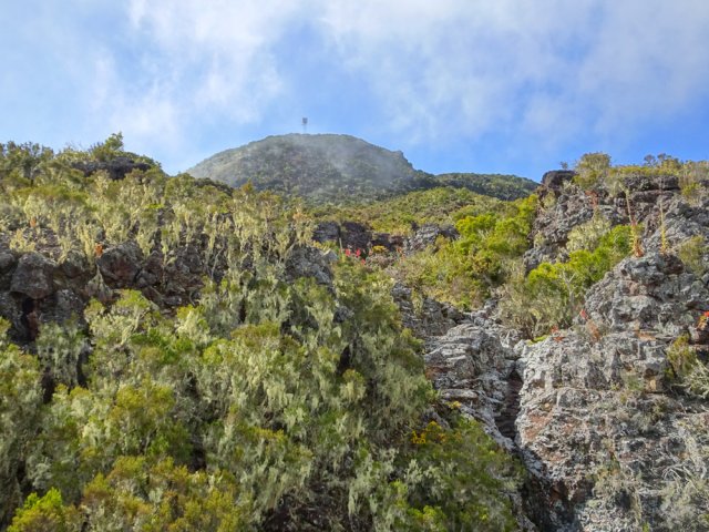 Le mirador du piton Bernica sert de point de repère