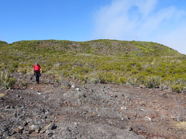 Nombreuses traces de peinture blanche pour ne pas s'égarer en cas de brouillard
