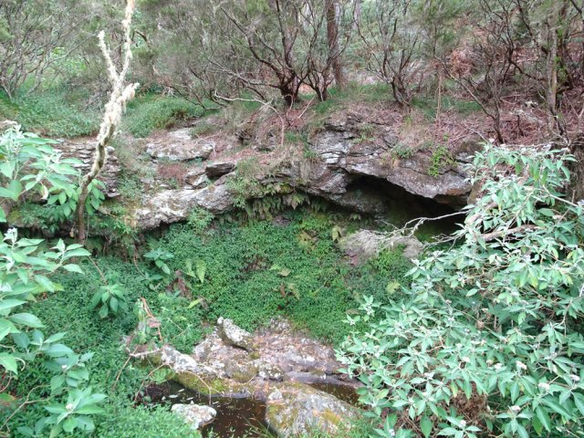 Un cassé sauvage de la Ravine Baptiste