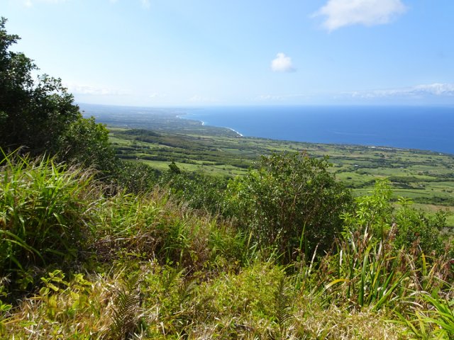 Vaste panorama vers Saint-Benoît