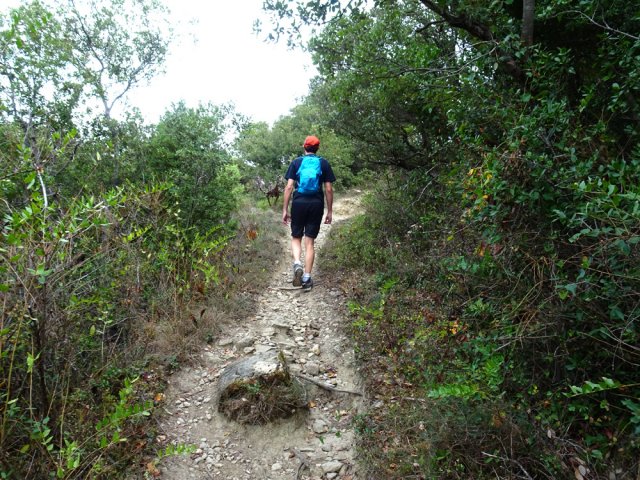 Pente moyenne sur sentier de qualité