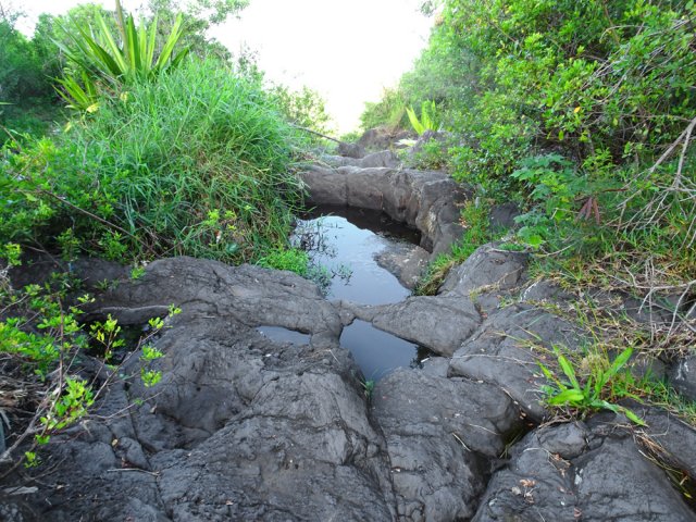 Franchissement du gué proche d’une très haute cassure
