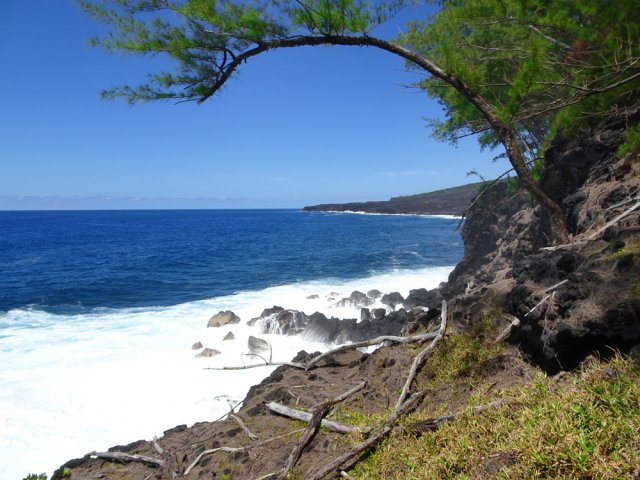 Vue imprenable sur la coulée de 2007 depuis le Brisant