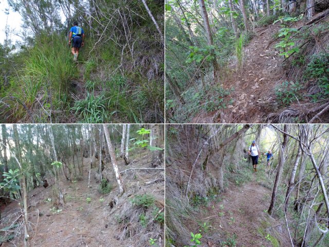 La pente n'est jamais très forte