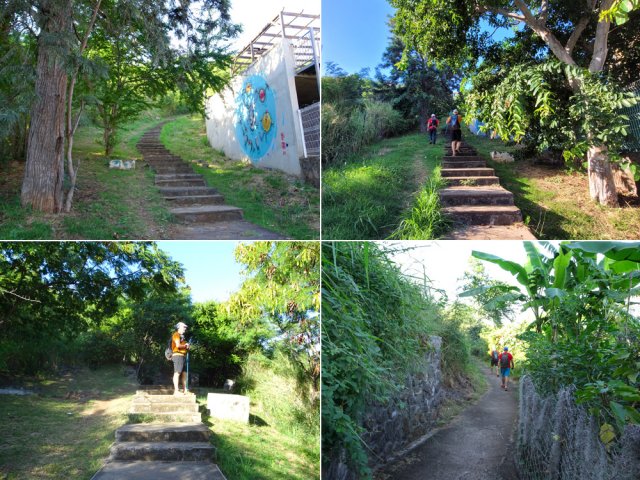 ... ainsi que de multiples escaliers